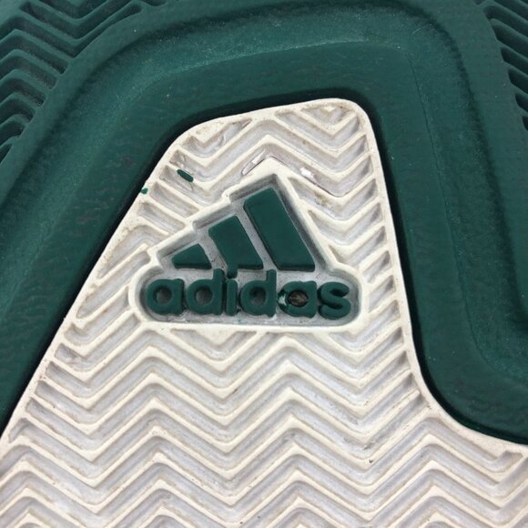 Vintage ADIDAS Pro Model Green Patent Leather Basketball Shoes 2002 US 12M EUC - Picture 9 of 11